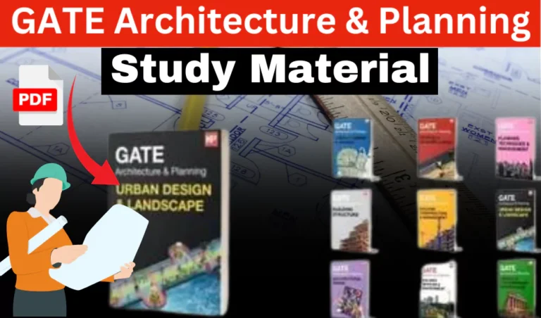 GATE Architecture Books PDF (2024) | Study Material