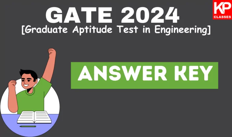 GATE 2024 Answer Key