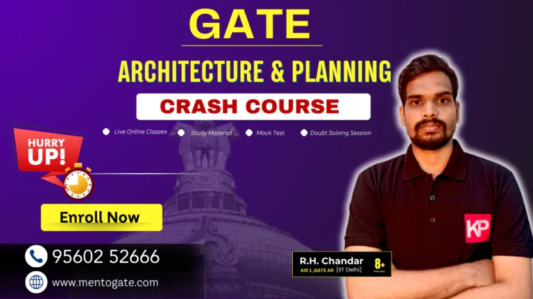 GATE Architecture 2025 : Crash Course